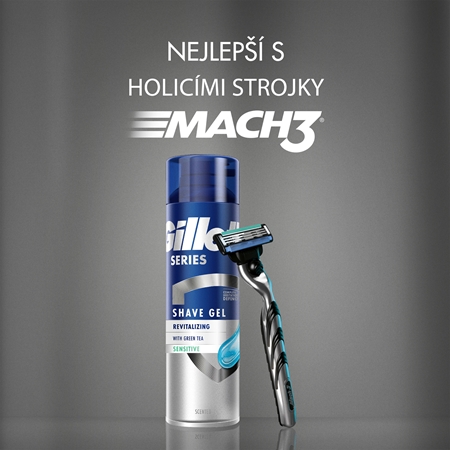 Gillette Series Revitalizing gel na holení s vyživujícím účinkem