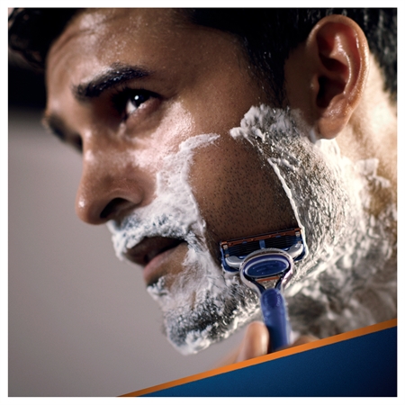 Gillette Fusion5 aparelho de barbear + recarga de cabeça do massajador
