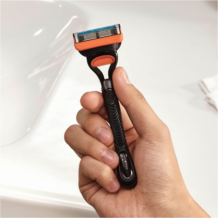 Gillette Fusion5 aparelho de barbear + recarga de cabeça do massajador