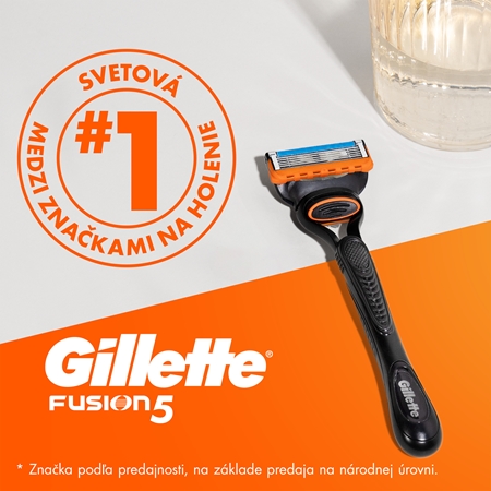 Gillette Fusion5 holiaci strojček + náhradná hlavica