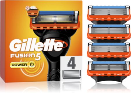 Gillette Fusion Power - Lamette di ricambio, 8 pz.