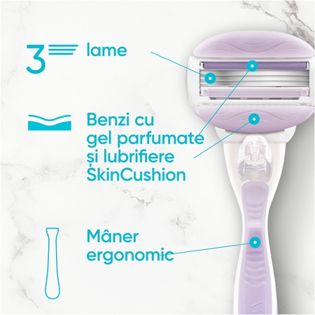 Gillette Venus ComfortGlide Breeze Aparat de ras + rezervă lame