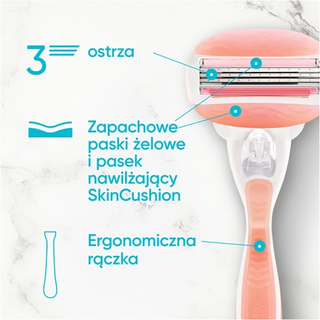 Gillette Venus Comfortglide Spa Breeze zapasowe ostrza