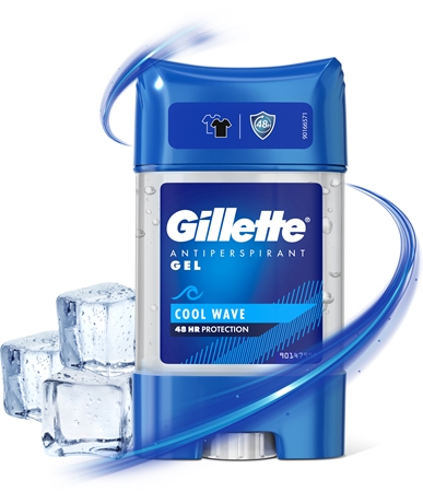 Gillette Cool Wave Antiperspirant Gel anti-transpirant gel