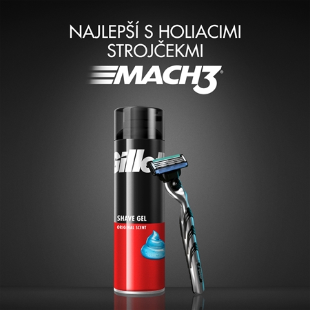 Gillette Classic Regular gél na holenie pre mužov