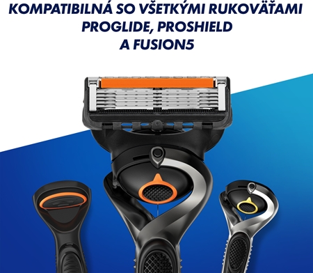 Gillette ProGlide náhradné žiletky
