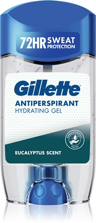 Gillette Antiperspirant Hydrating Gel Eucalyptus Scent Antiperspirant Gel with moisturising effect