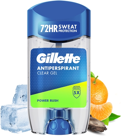 Gillette Power Rush Antiperspirant Gel for men