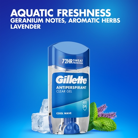 Gillette Cool Wave Antiperspirant Gel for men