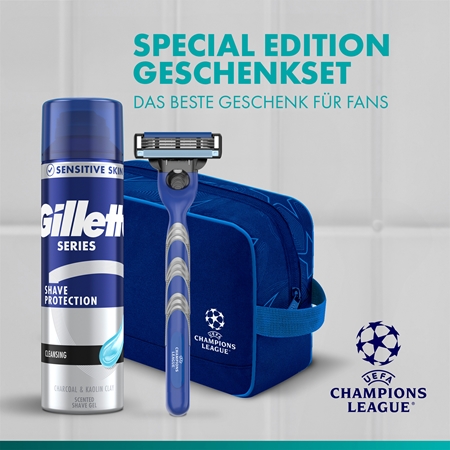 Gillette Champions League Special Edition Geschenkset für Herren