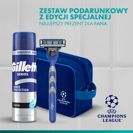 Gillette Champions League Special Edition zestaw upominkowy dla mężczyzn