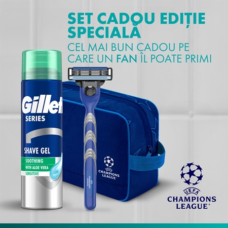 Gillette Champions League Special Edition set cadou pentru barbati