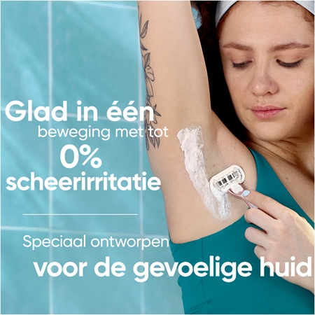 Gillette Venus PRO Smooth Sensitive Vervangende Open Messen + beschermkapje