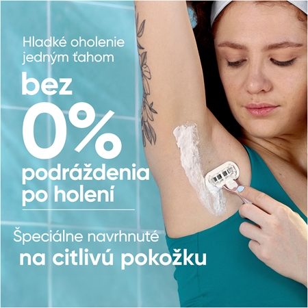 Gillette Venus PRO Smooth Sensitive náhradné žiletky + ochranný kryt