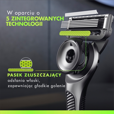 Gillette Labs maszynka do golenia z uchwytem do prysznica