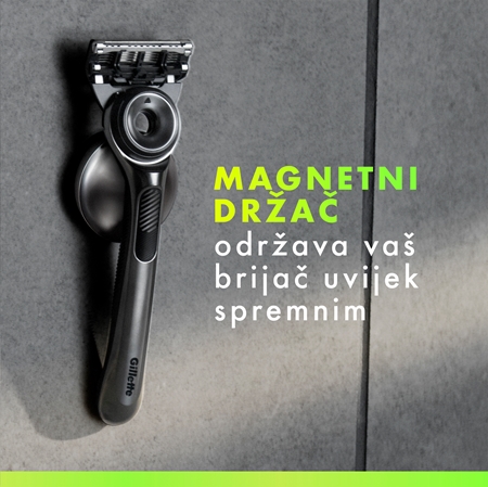 Gillette Labs brijač s držačem za tuš