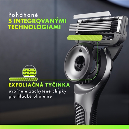 Gillette Labs holiaci strojček so stojančekom + náhradné hlavice