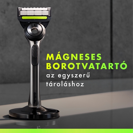 Gillette Labs borotva állvánnyal + cserepenge