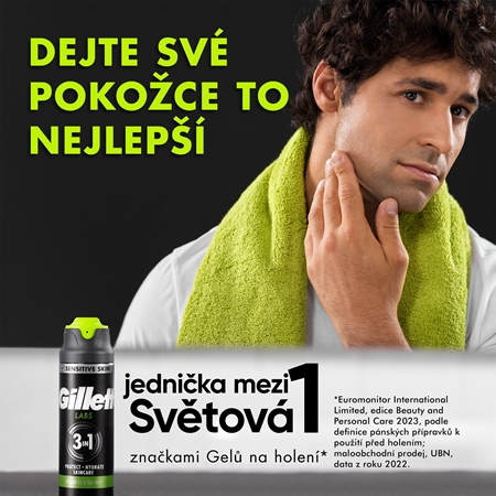 Gillette Labs krém na holení a mytí 3 v 1