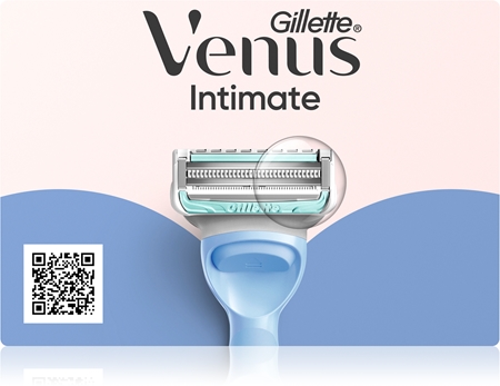 Gillette Venus Intimate replacement blades to trim the bikini line