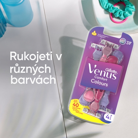 Gillette Venus Comfort Colours jednorázová holítka