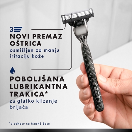 Gillette Mach3 Charcoal poklon set za muškarce