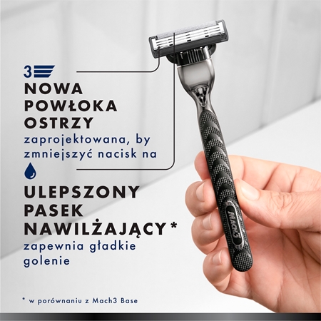 Gillette Mach3 Charcoal zestaw upominkowy dla mężczyzn