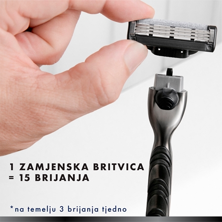 Gillette Mach3 Charcoal poklon set za muškarce