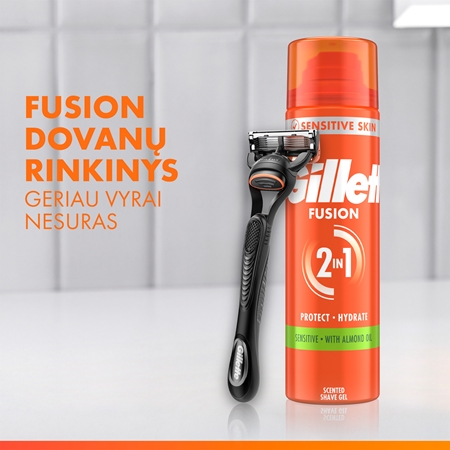 Gillette Fusion5 Gift Set dovanų rinkinys skutimuisi