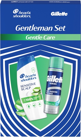 Gillette Gentleman Set Gentle Care Gavesæt til mænd