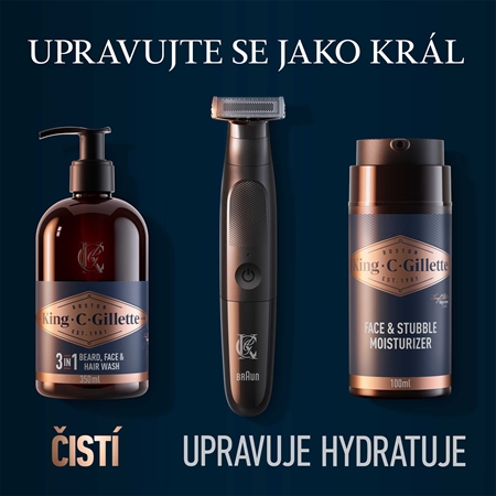 Gillette King C. Beard & Face Wash šampon na vousy