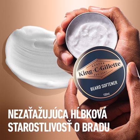 Gillette King C. Soft Beard Balm balzam na fúzy