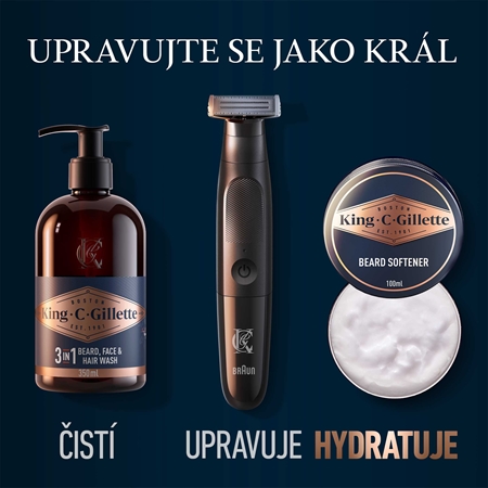 Gillette King C. Soft Beard Balm balzám na vousy