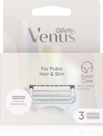 Gillette Venus For Pubic Hair&Skin Змінні картриджі для догляду за зоною бікіні