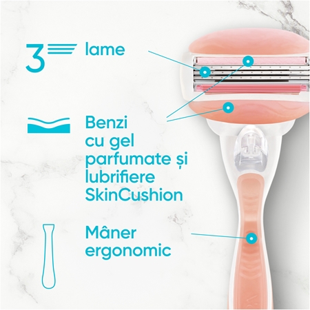Gillette Venus ComfortGlide Spa Breeze rezerva Lama