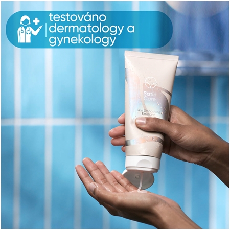 Gillette Venus Pubic Hair&Skin jemný peeling pro úpravu linie bikin