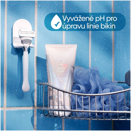 Gillette Venus Pubic Hair&Skin jemný peeling pro úpravu linie bikin