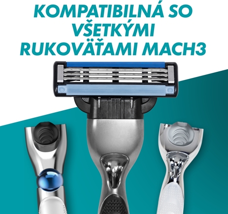 Gillette Mach3 náhradné žiletky