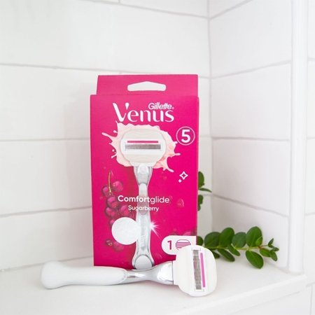 Maxi Pack De 9 Lames De Rechange Gillette VENUS Comfortglide Sugarberry - Pour Rasoir Femme