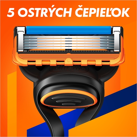 Gillette Fusion5 holiaci strojček so stojančekom + náhradné hlavice