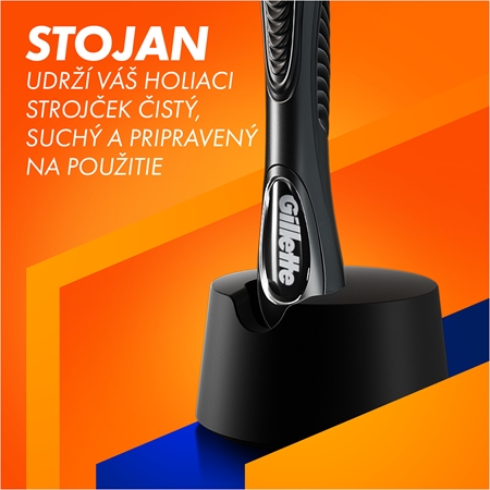 Gillette Fusion5 holiaci strojček so stojančekom + náhradné hlavice