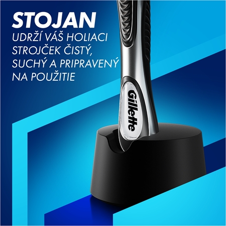 Gillette ProGlide holiaci strojček so stojančekom + náhradné hlavice