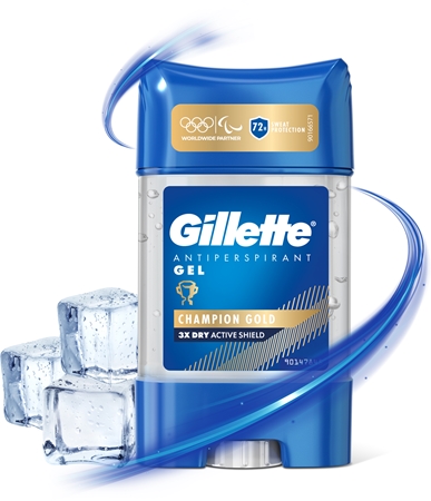 Gillette Champion Gold geelimäinen antiperspirantti