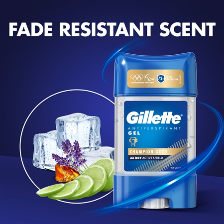 Gillette Champion Gold geelimäinen antiperspirantti