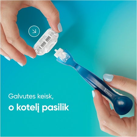 Gillette Venus Smooth pakaitiniai peiliukai