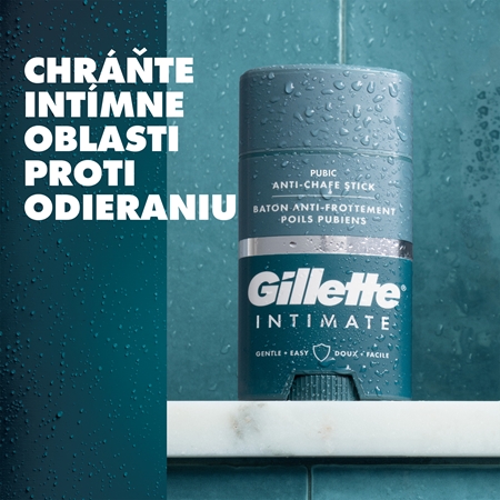 Gillette Intimate Anti-Chafe Stick intímny balzam v tyčinke proti svrbeniu a treniu v oblasti slabín