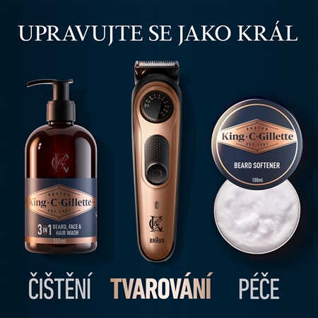 Gillette King C. Beard Trimmer PRO zastřihovač vousů pro muže