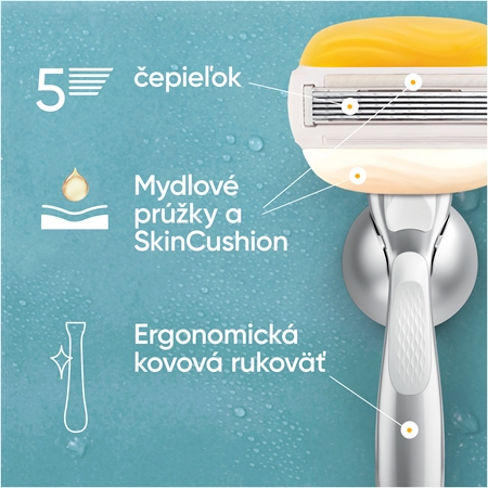 Gillette Venus ComfortGlide Coconut náhradné žiletky