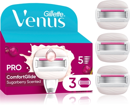 Gillette Venus ComfortGlide Sugarberry náhradní břity