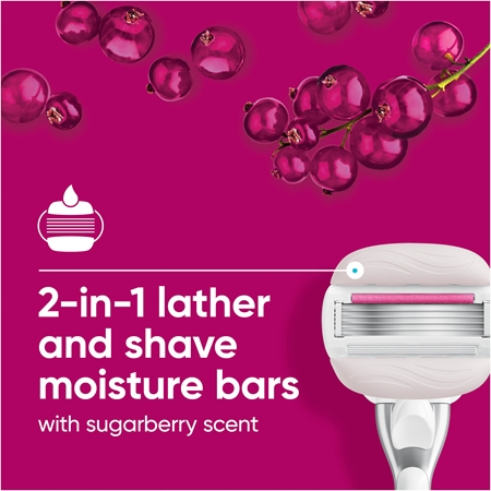 Gillette Venus ComfortGlide Sugarberry Replacement Blades